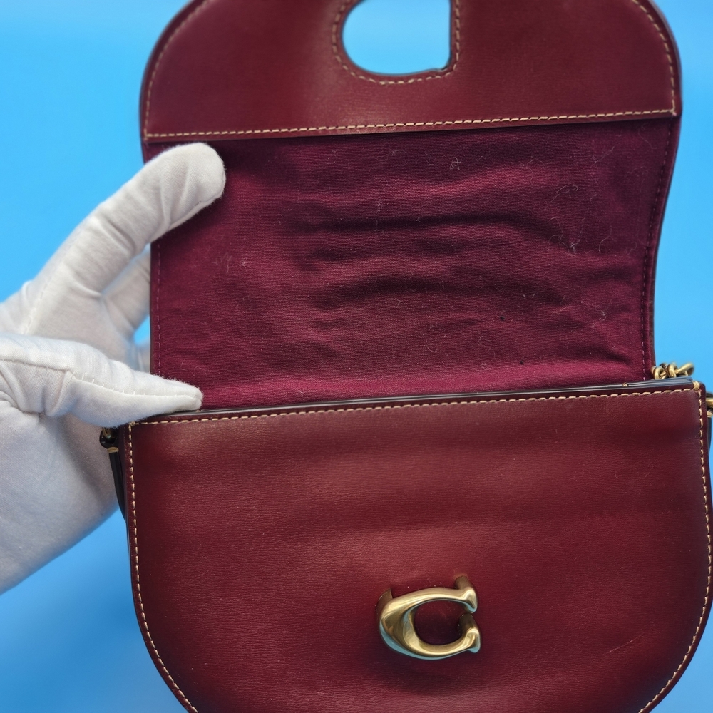 Coach Purple and Brown Women's Bag - Picture 4 of 12